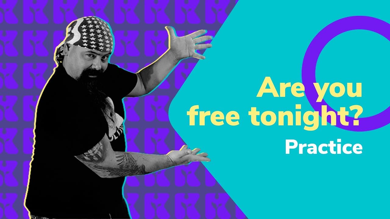 Thumbnail: Are you free tonight? - practice | Inglês 2.0 | Kultivi | Rui Ventura