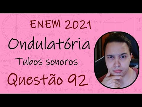 Thumbnail da aula: ENEM 2021 - O sino dos ventos é composto por várias barras metálicas de mesmo material e espessura