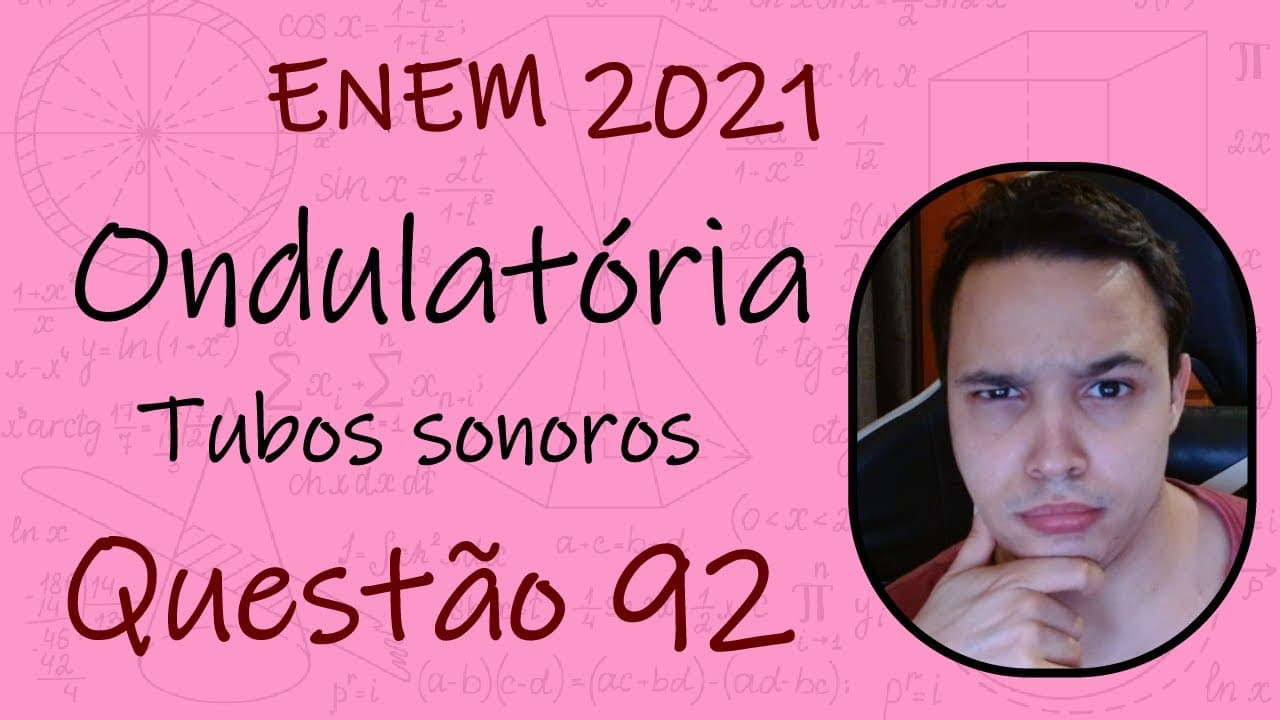 Thumbnail: ENEM 2021 - O sino dos ventos é composto por várias barras metálicas de mesmo material e espessura
