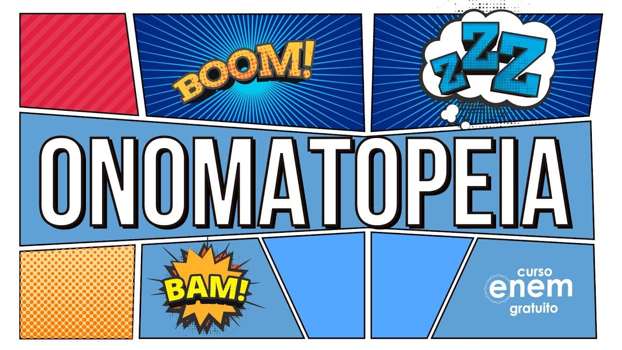 Thumbnail: ONOMATOPEIA | Resumo de Português para o Enem