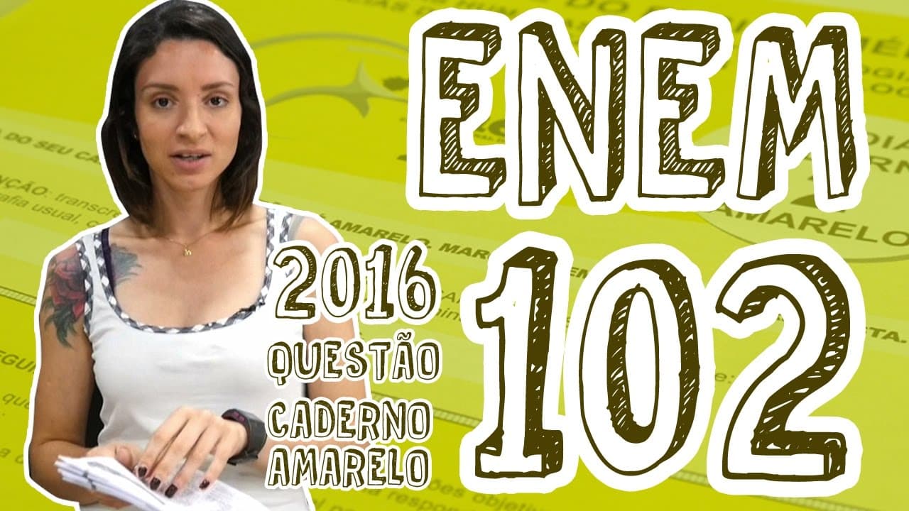 Thumbnail: ENEM - Questão 102 (Caderno Amarelo)