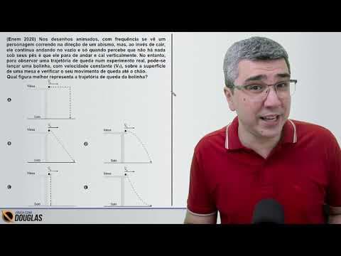 Thumbnail da aula: Enem 2020 e o lançamento horizontal na queda da mesa