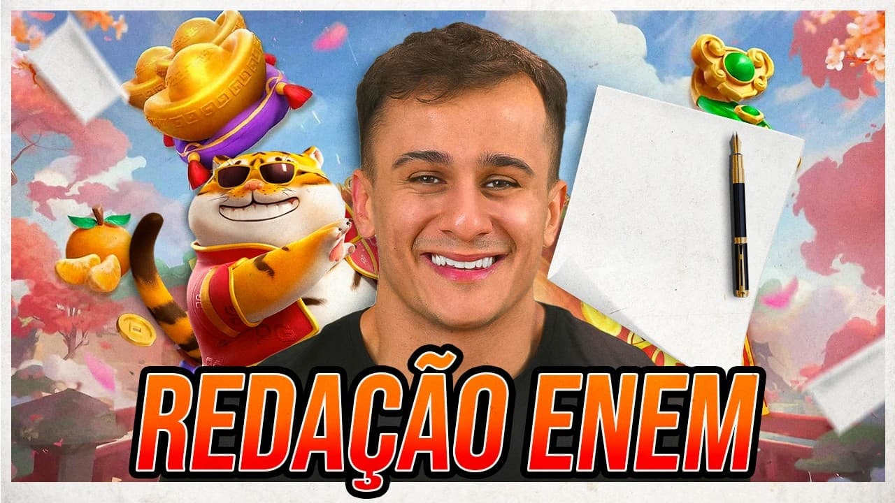 Thumbnail: E se o tema da REDAÇÃO ENEM for sobre APOSTAS? (Aluno nota 1000 improvisando AO VIVO)