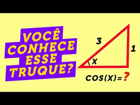 Thumbnail da aula: CONHECE ESSE TRUQUE DE TRIGONOMETRIA? | Relação Fundamental da Trigonometria