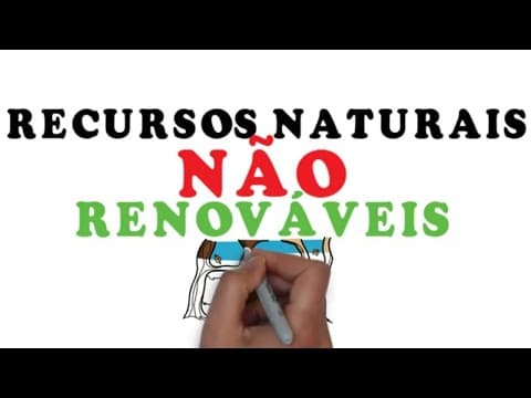 Thumbnail da aula: RECURSOS RENOVÁVEIS E NÃO RENOVÁVEIS