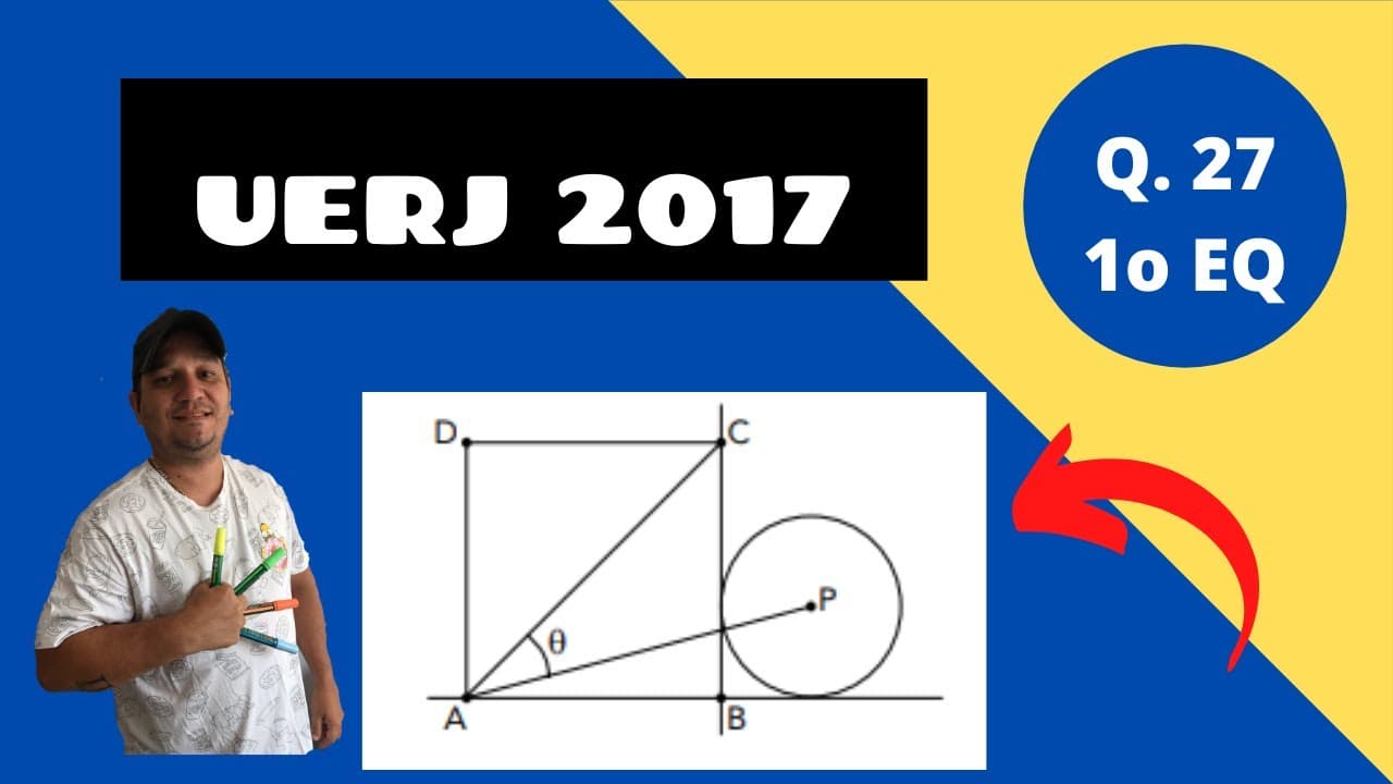 Thumbnail: UERJ 2017 Questão 27 1o  EQ   Matemática Trigonometria