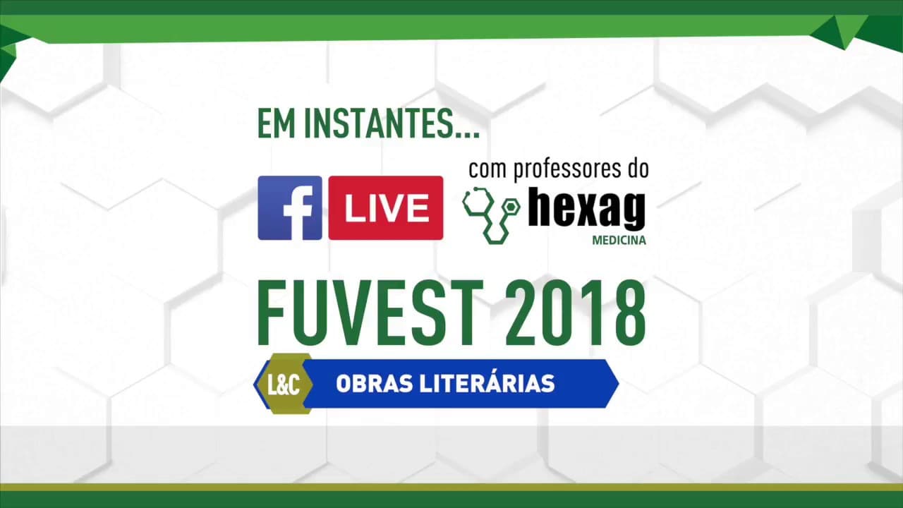 Thumbnail: AULÃO FUVEST (AO VIVO) - 1ª FASE - OBRAS LITERÁRIAS