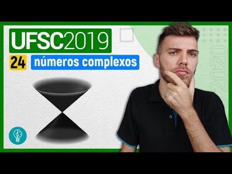 Thumbnail da aula: 24 VESTIBULAR UFSC 2019/2 - NÚMEROS COMPLEXOS - Se a reta é paralela simultaneamente aos planos e