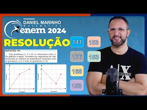 Thumbnail da aula: 🔴 RESOLUÇÃO DO ENEM 2024 | MATEMÁTICA | CADERNO AZUL - Questão 141