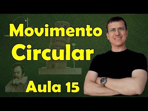 Thumbnail da aula: Movimento Circular - Grandezas Angulares - Cinemática Escalar - Aula 15 - Prof. Marcelo Boaro