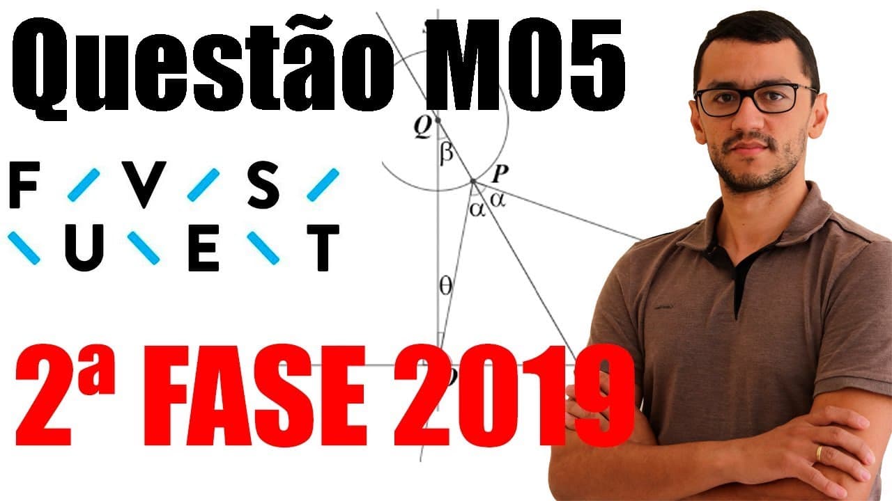 Thumbnail: Questão M05 - Fuvest 2019 -  Segunda Fase - Matemática