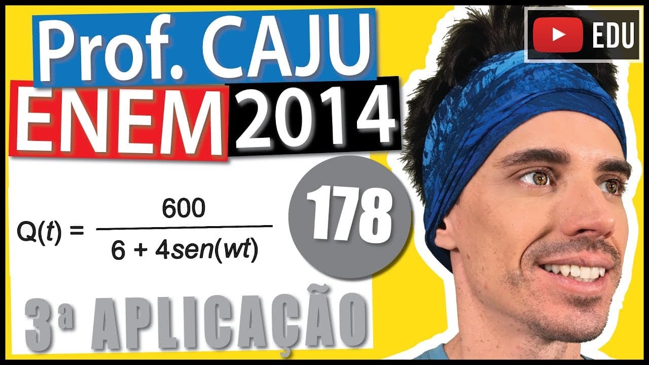 Thumbnail: [ENEM 2014 3Ap] 178 📓 TRIGONOMETRIA A quantidade de certa espécie de crustáceos, medida em toneladas