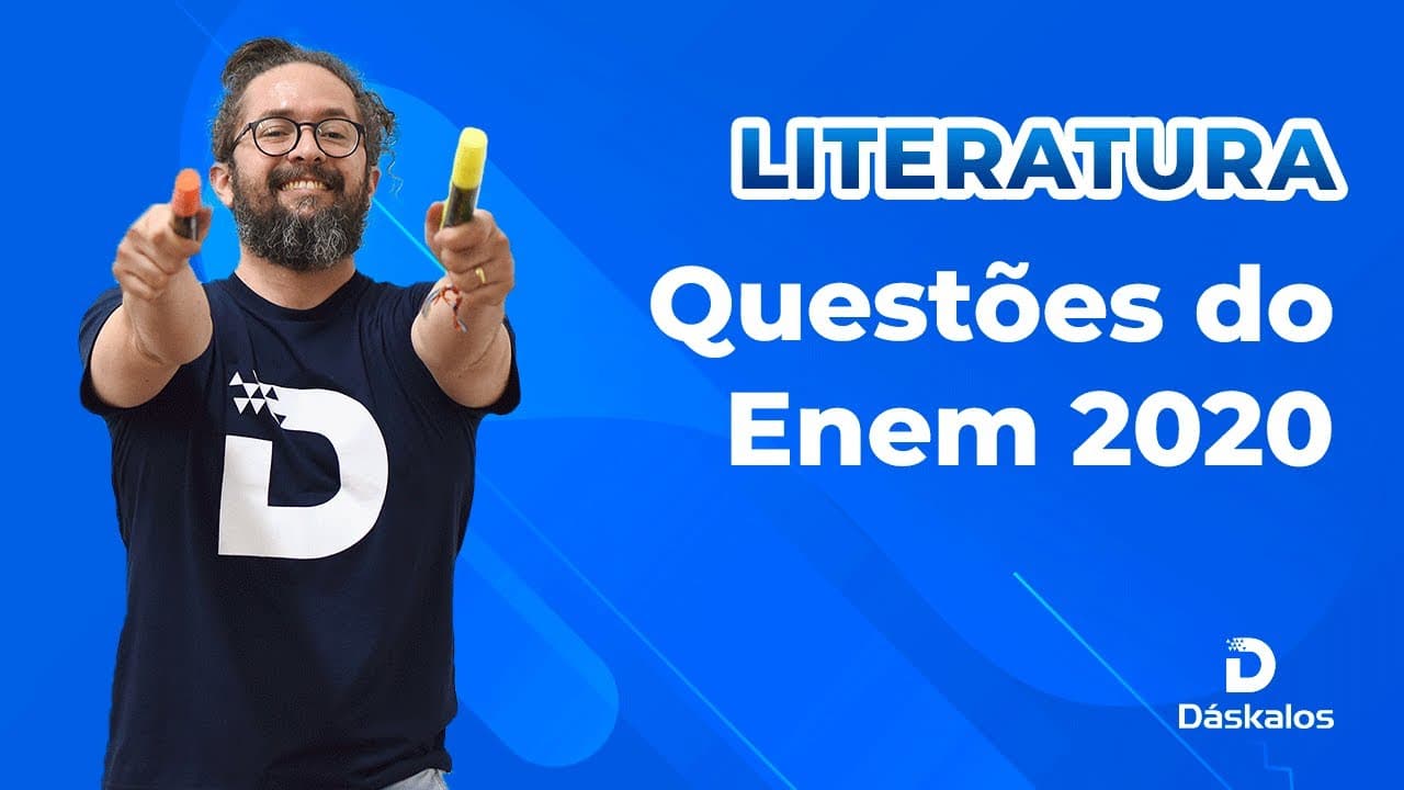 Thumbnail: LITERATURA: RESOLVENDO QUESTÕES DO ENEM 2020