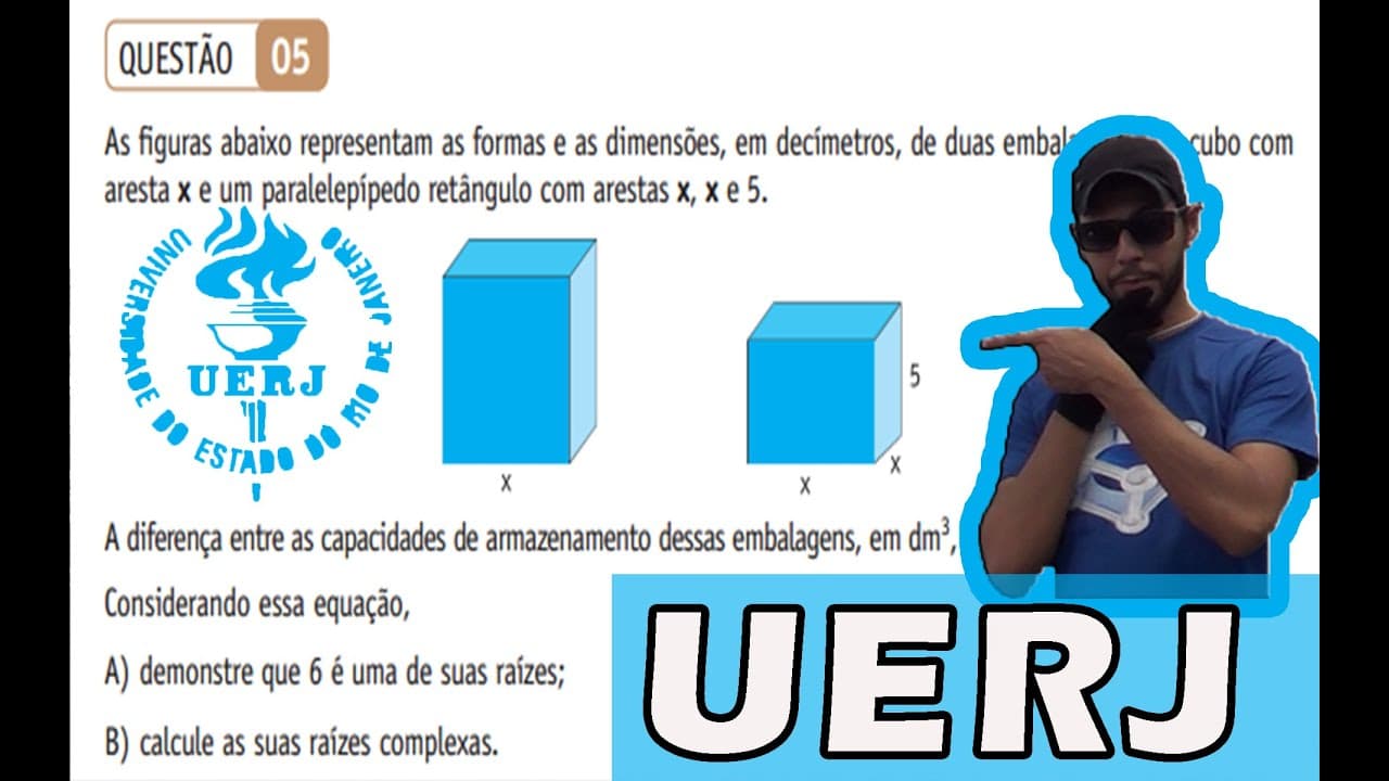 Thumbnail: QUESTÃO 05 RESOLVIDA (POLINÔMIOS) UERJ 2006 MATEMÁTICA 2° FASE
