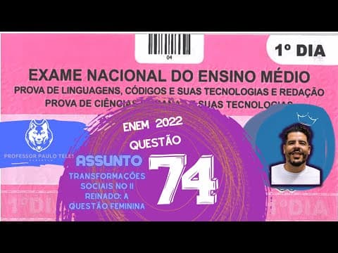Thumbnail da aula: Resolução Enem 2022 - Humanas Questão 74