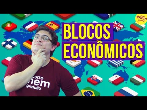 Thumbnail da aula: BLOCOS ECONÔMICOS | Resumo de Geografia para o Enem. Professor Raphael Carrieri