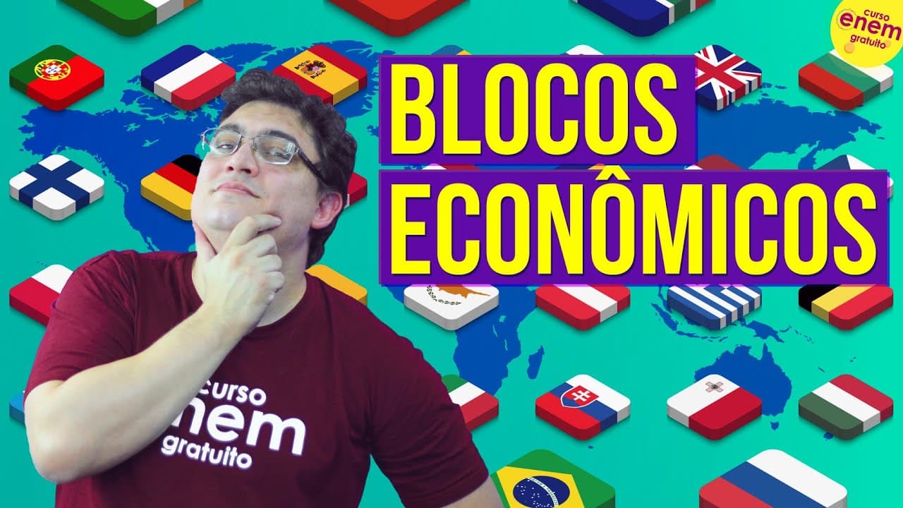 Thumbnail: BLOCOS ECONÔMICOS | Resumo de Geografia para o Enem. Professor Raphael Carrieri