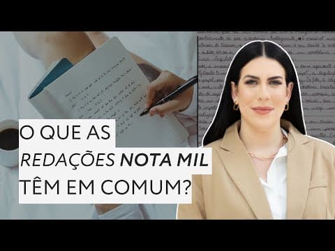 Thumbnail da aula: O QUE FALTOU? ANALISANDO REDAÇÃO PARA O ENEM