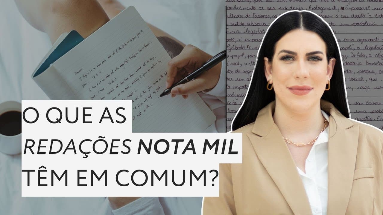 Thumbnail: O QUE FALTOU? ANALISANDO REDAÇÃO PARA O ENEM