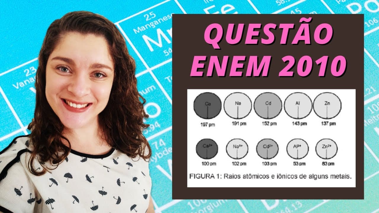 Thumbnail: Questão de química Enem 2010 -  " O cádmio, presente nas baterias, pode chegar ao solo ...