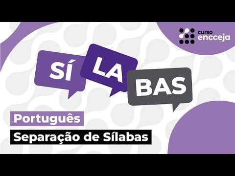 Thumbnail da aula: SEPARAÇÃO DE SÍLABAS | DICAS PARA ESCREVER A REDAÇÃO DO ENCCEJA