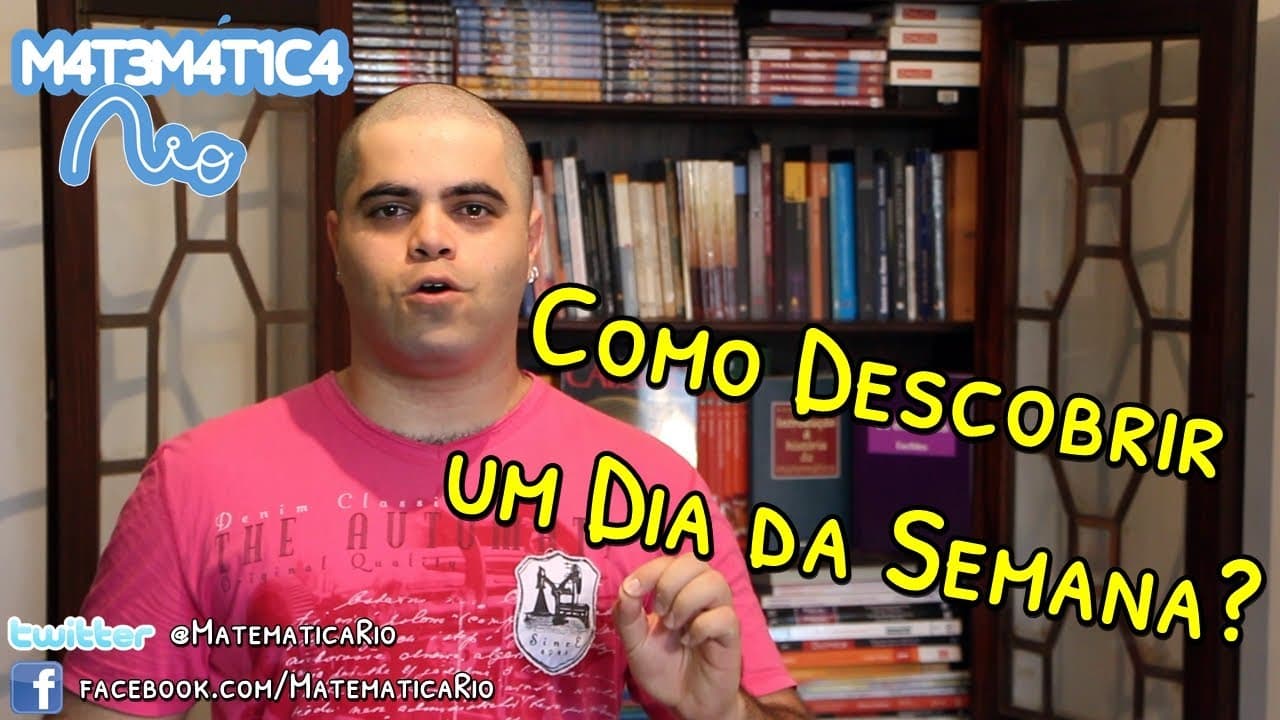 Thumbnail: Como Descobrir o Dia da Semana de uma Data? | Matemática Rio
