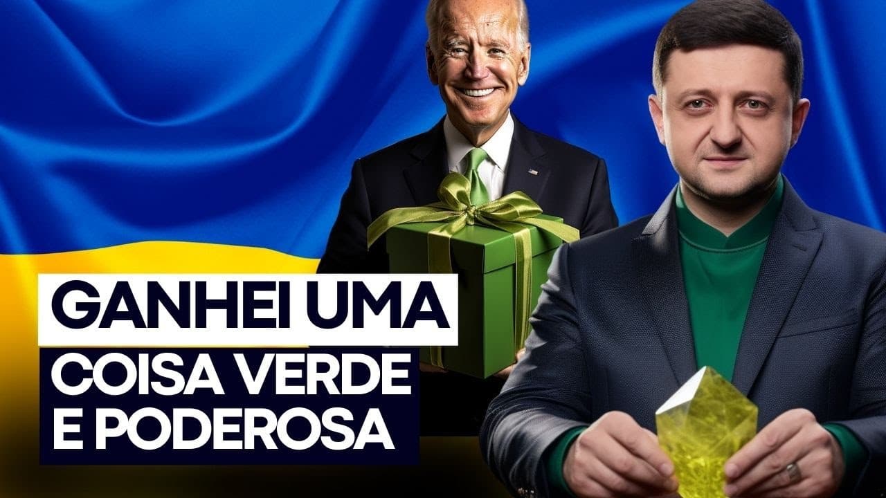 Thumbnail: Tio BIDEN da um presente para Zelensky mudar a Gu3RRA | Geopolítica |