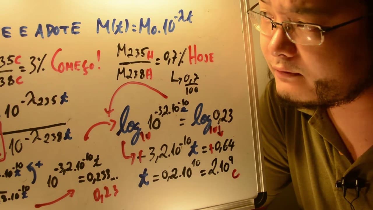 Thumbnail: Isótopo FÍSSIL FUVEST 2017 - Física 64 - Decaimento Radioativo - 1ª fase Prova V - Aulas A+ Resolve