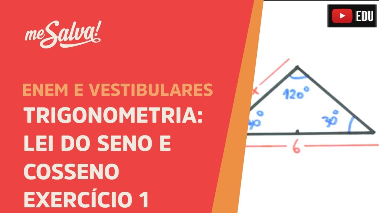 Thumbnail: Me Salva! TRG33 - Trigonometria - Exercício envolvendo Lei dos Senos e Cossenos 1