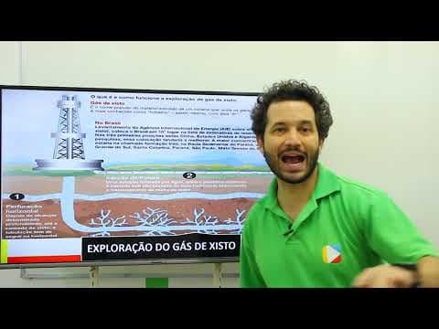 Thumbnail da aula: Geografia - Energia Não Renovável: Gás de Xisto (Folhelho)