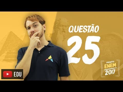 Thumbnail da aula: Enem 2016 - Ciências Humanas | Questão 25 (Caderno Branco)