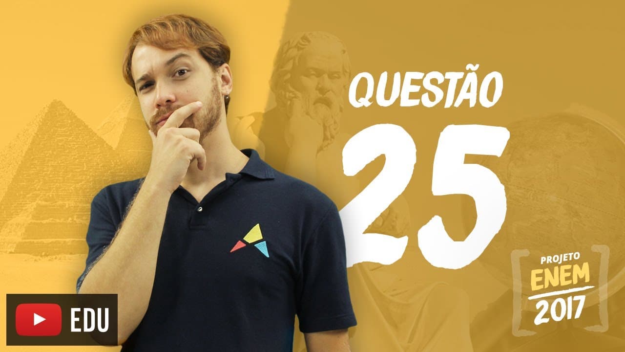 Thumbnail: Enem 2016 - Ciências Humanas | Questão 25 (Caderno Branco)