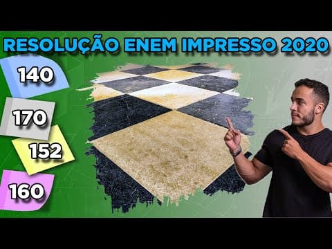 Thumbnail da aula: 🔵 Questão 140  - Caderno Azul | Geometria Plana | MATEMÁTICA ENEM 2020