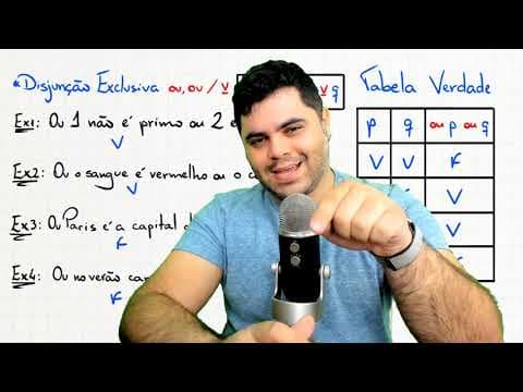Thumbnail da aula: 🧠 CONECTIVOS LÓGICOS "E", "OU" e "OU, OU" e TABELA VERDADE | Curso de RLM | Aula 05