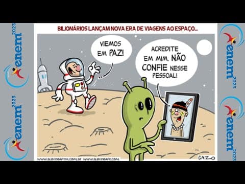 Thumbnail da aula: Enem2023 RESOLVIDO - Acredite em mim, não confie nesse pessoal