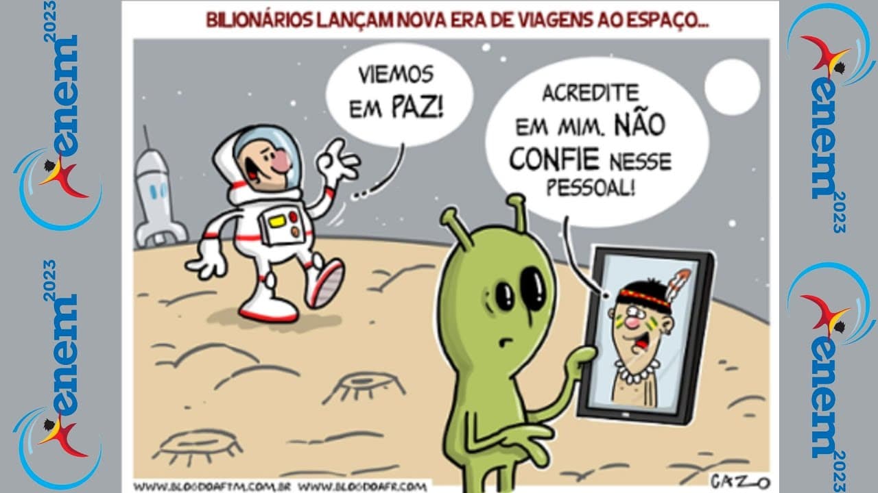 Thumbnail: Enem2023 RESOLVIDO - Acredite em mim, não confie nesse pessoal