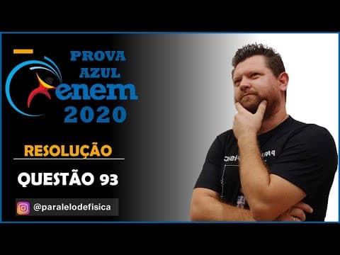 Thumbnail da aula: ENEM 2020 QUESTÃO 93 PROVA AZUL Uma pessoa percebe que a bateria de seu veículo fica descarregada