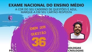 Resolução Enem 2011 - Humanas Questão 36
