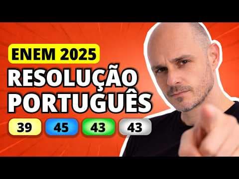 Thumbnail da aula: ENEM 2025 Linguagens – Questão 39 | A artista Marija Tiurina criou uma série chamada Palavras