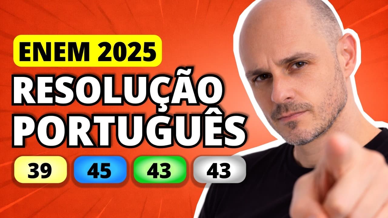 Thumbnail: ENEM 2025 Linguagens – Questão 39 | A artista Marija Tiurina criou uma série chamada Palavras
