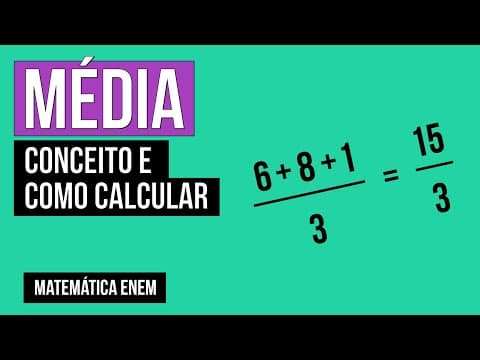 Thumbnail da aula: MÉDIA: conceito e como calcular | Matemática | Recomposição de Aprendizagem | Lucas Borguezan