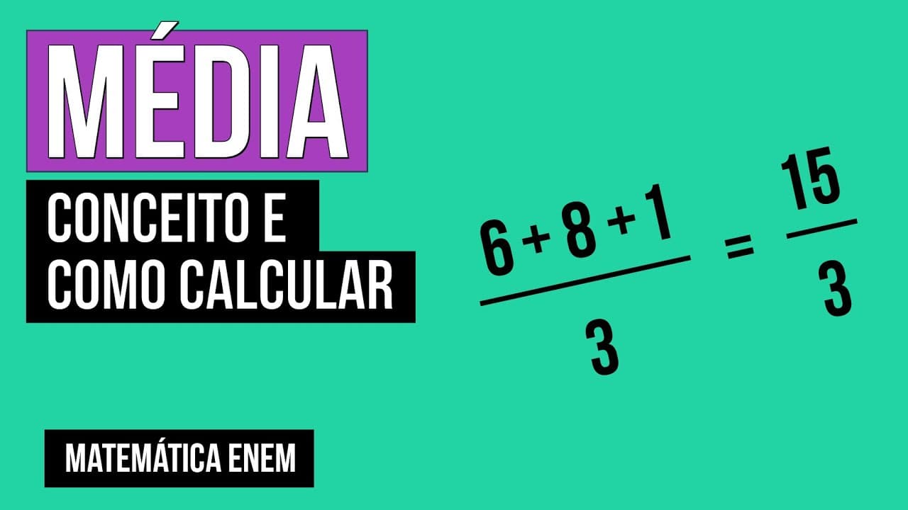Thumbnail: MÉDIA: conceito e como calcular | Matemática | Recomposição de Aprendizagem | Lucas Borguezan
