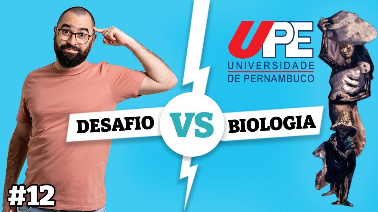 Thumbnail: Distúrbios alimentares... 😢 - UPE - Desafio Biologia | Prof. Guilherme