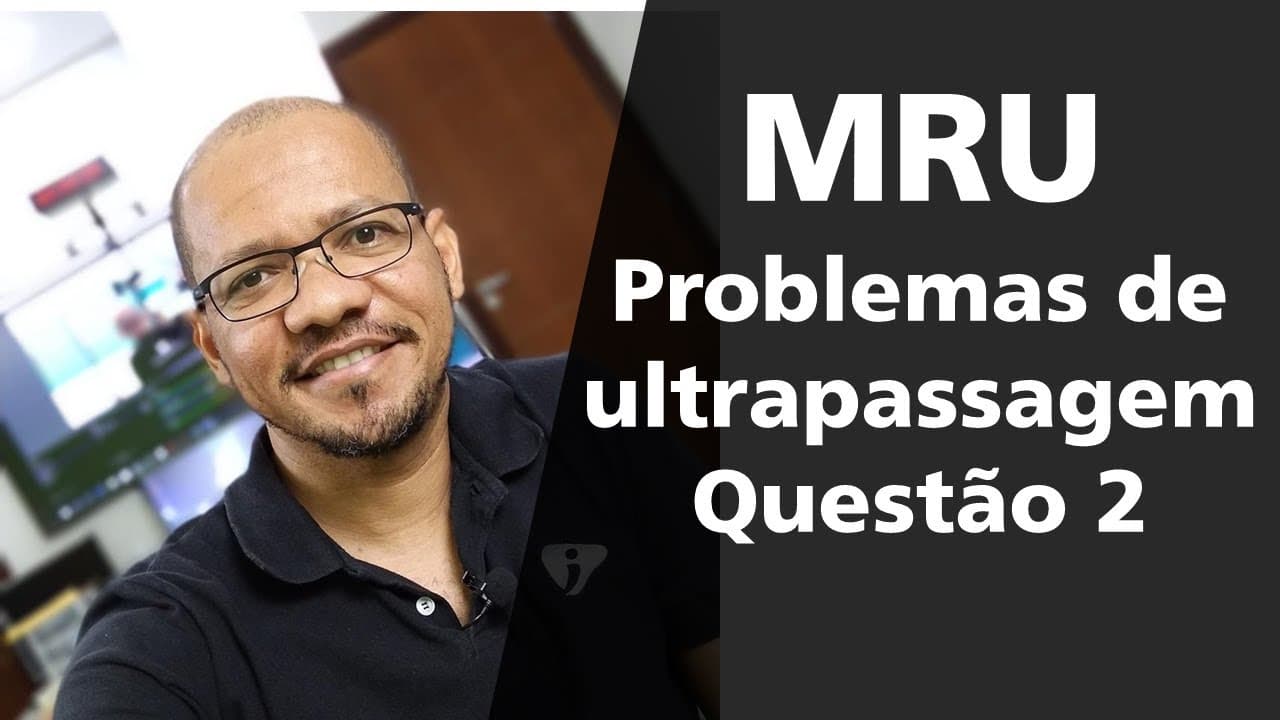 Thumbnail: MRU - EXERCÍCIO 2 - TREM ATRAVESSANDO TÚNEL