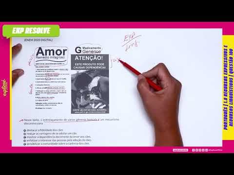 Thumbnail da aula: NESSE TEXTO, O ENTRELAÇAMENTO DE VÁRIOS GÊNEROS (...) | RECURSOS EXPRESSIVOS E RECURSOS LINGUÍSTICOS