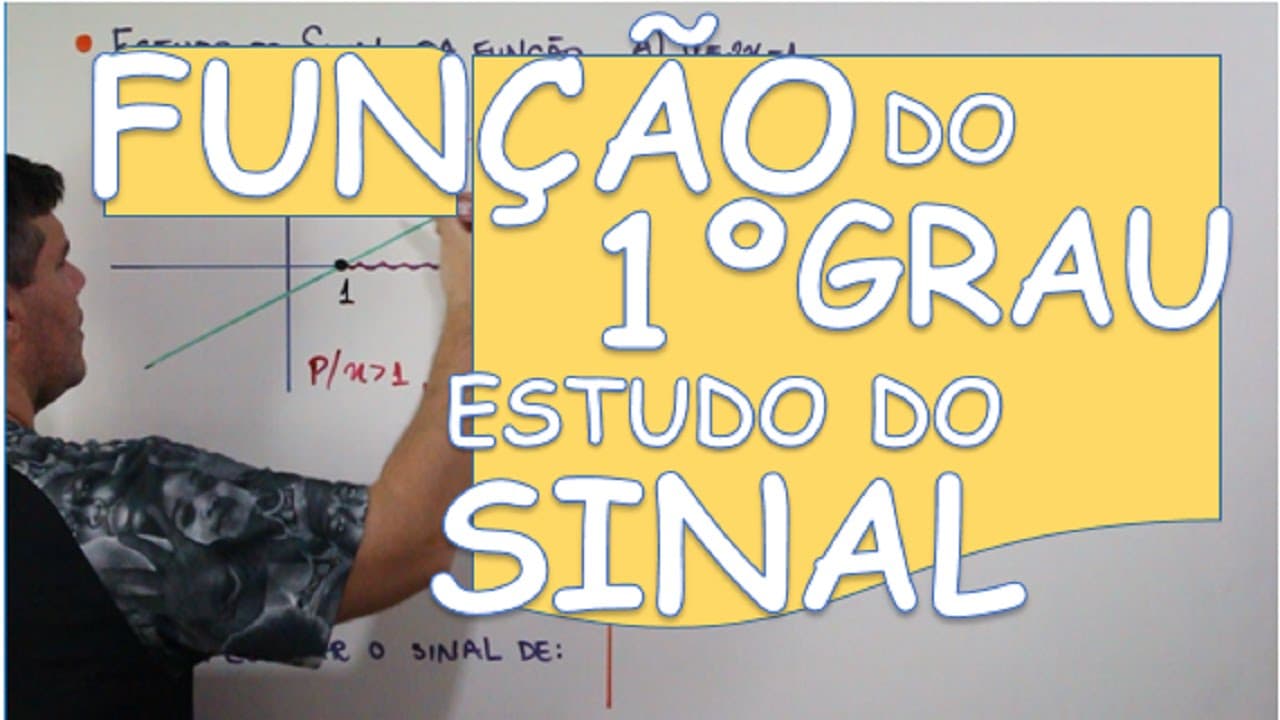 Thumbnail: FUNÇÃO DO 1º GRAU: ESTUDO DO SINAL