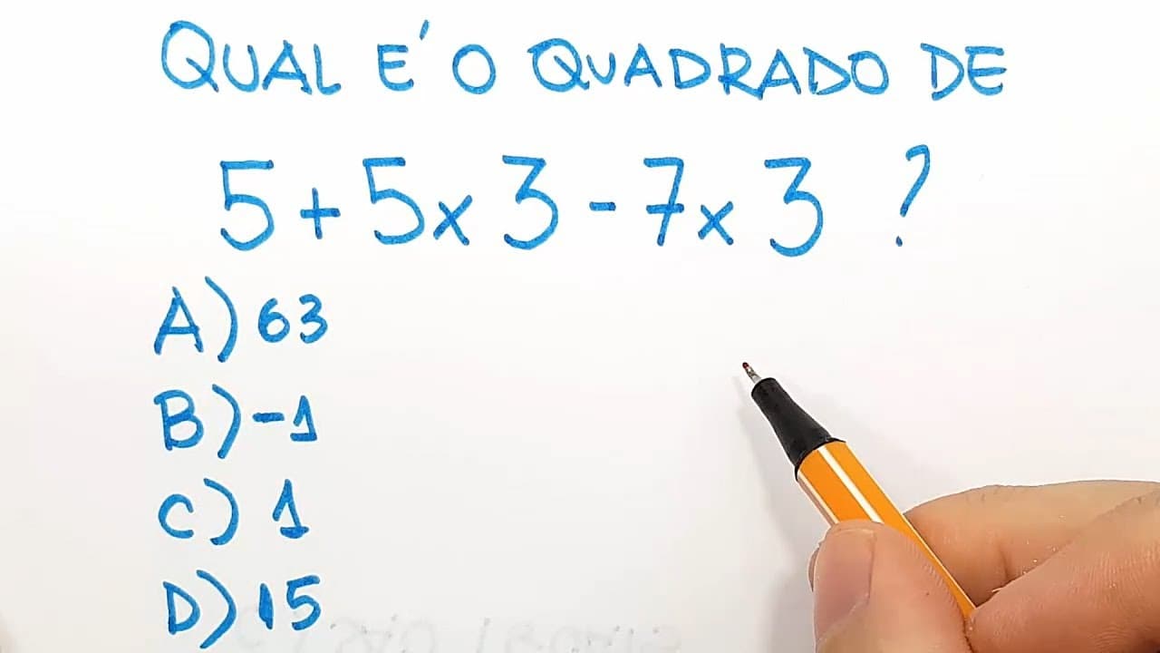 Thumbnail: 🔥 HELP MATEMÁTICA BÁSICA - Desafios - Expressão Numérica #20 🔥