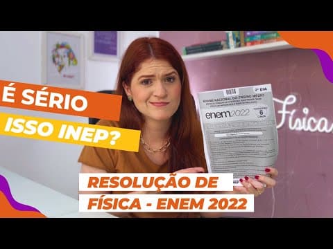 Thumbnail da aula: Questão de física ENEM 2022 - O sinal sonoro oriundo da queda de um grande bloco de gelo uma geleira
