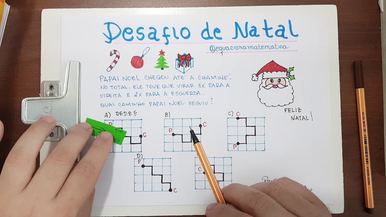 Thumbnail: Desafio de Natal #2 - Noções de direção e sentido.
