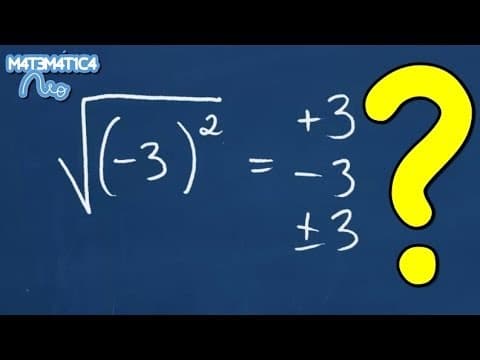 Thumbnail da aula: POLÊMICA: Raiz Quadrada de Número Negativo Elevado ao Quadrado